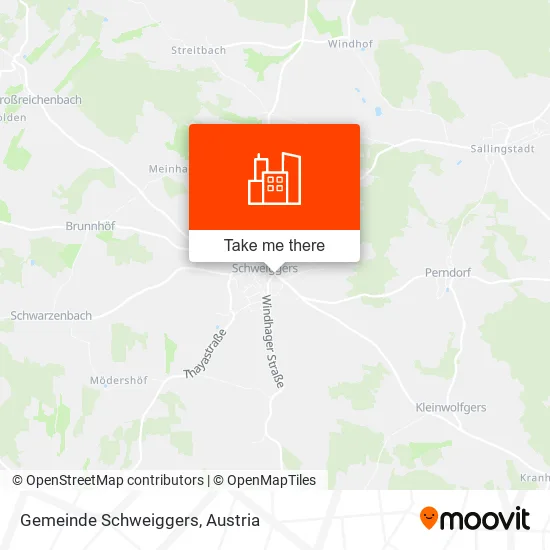 Gemeinde Schweiggers map