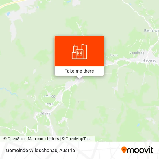 Gemeinde Wildschönau map
