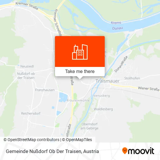 Gemeinde Nußdorf Ob Der Traisen map