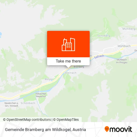 Gemeinde Bramberg am Wildkogel map