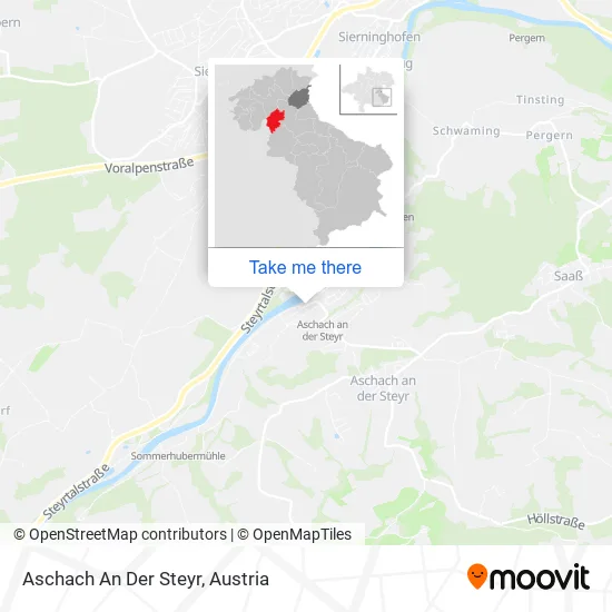 Aschach An Der Steyr map