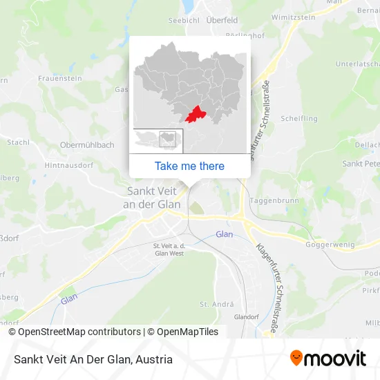 Sankt Veit An Der Glan map