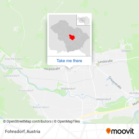 Fohnsdorf map