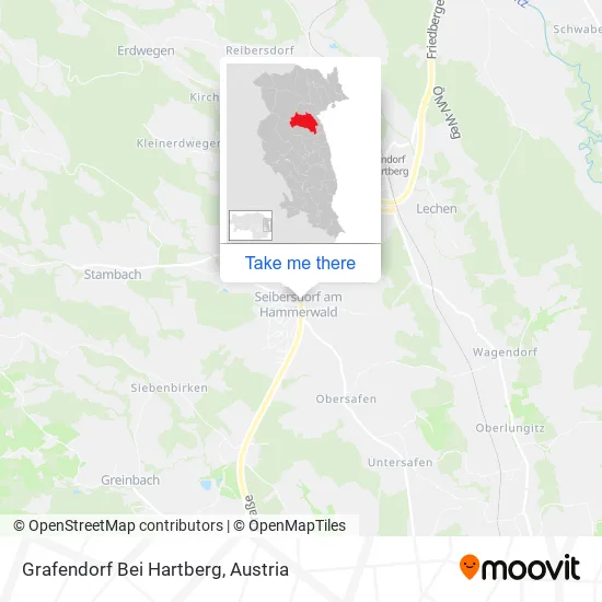 Grafendorf Bei Hartberg map