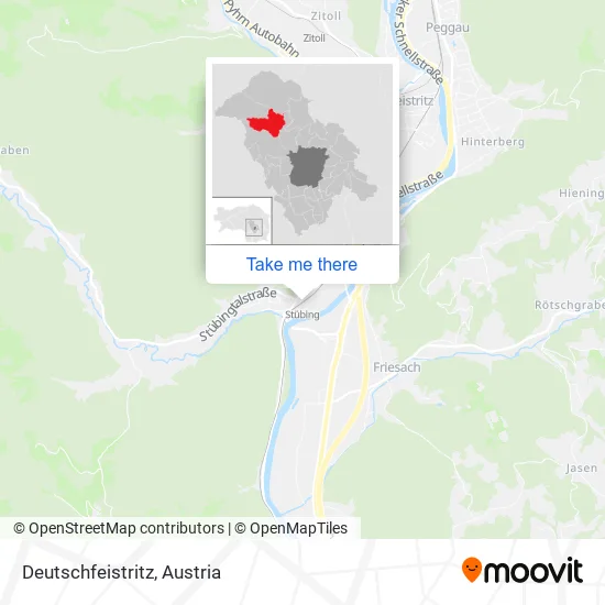 Deutschfeistritz map