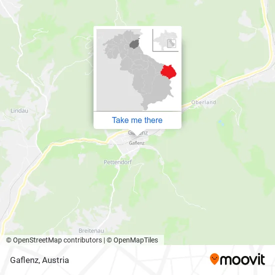 Gaflenz map