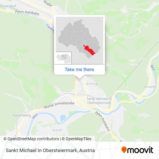 Sankt Michael In Obersteiermark map