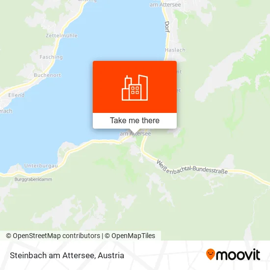 Steinbach am Attersee map