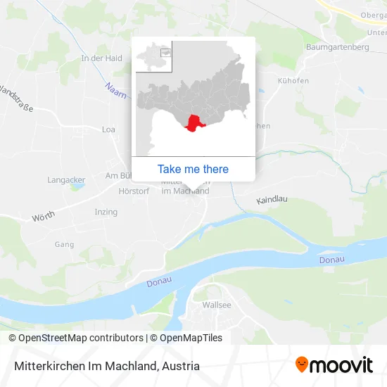 Mitterkirchen Im Machland map
