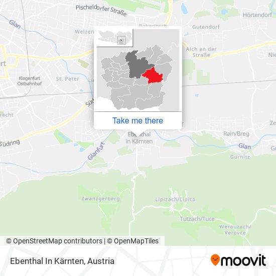 Ebenthal In Kärnten map