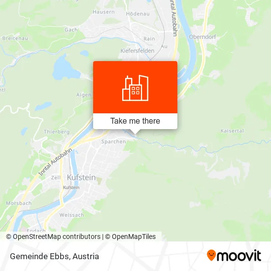 Gemeinde Ebbs map