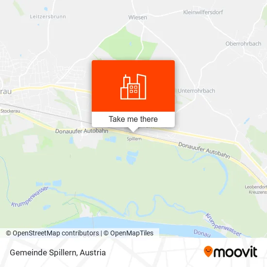 Gemeinde Spillern map
