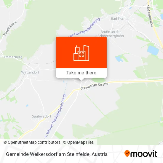 Gemeinde Weikersdorf am Steinfelde map