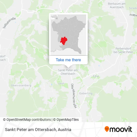 Sankt Peter am Ottersbach map
