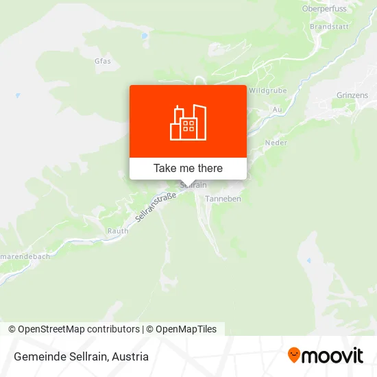 Gemeinde Sellrain map