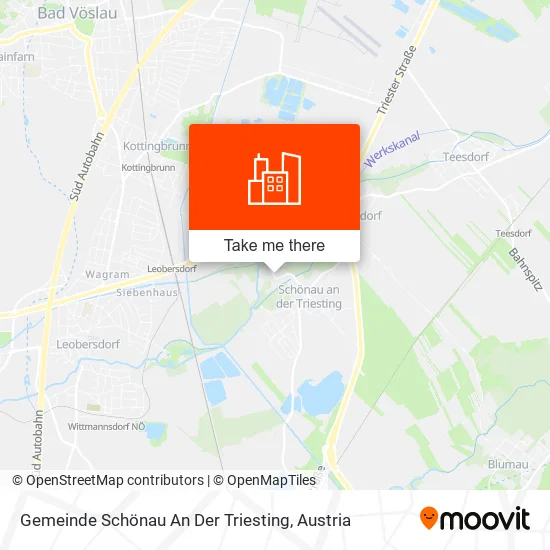 Gemeinde Schönau An Der Triesting map