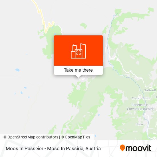 Moos In Passeier - Moso In Passiria map