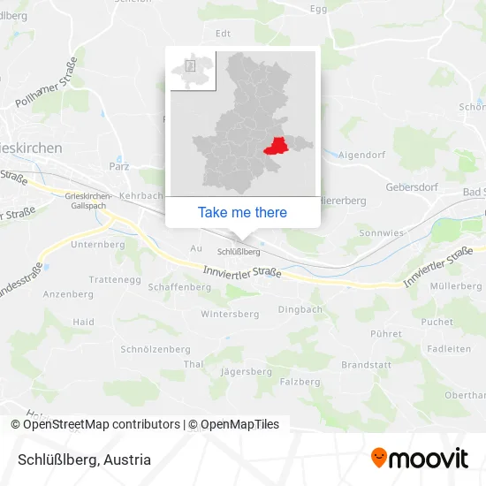 Schlüßlberg map