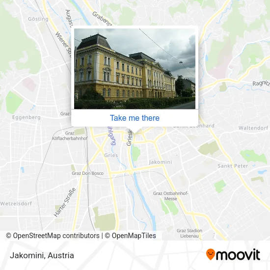 Jakomini map