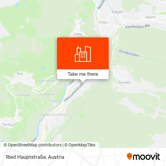 Ried Hauptstraße map