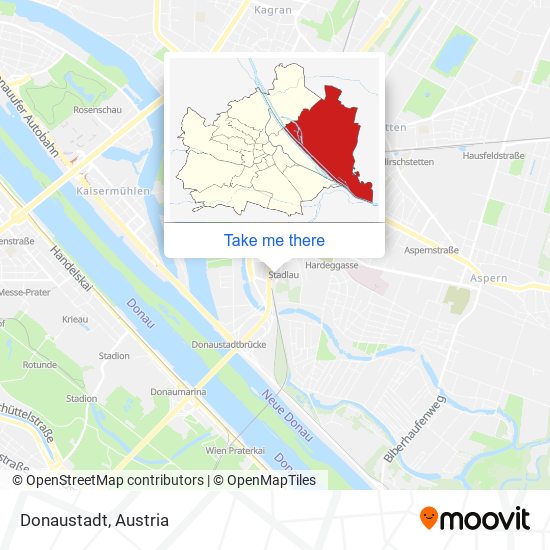 Donaustadt map