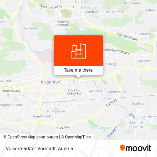 Völkermarkter Vorstadt map