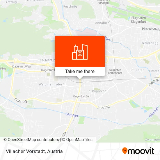 Villacher Vorstadt map