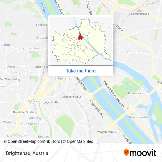 Brigittenau map