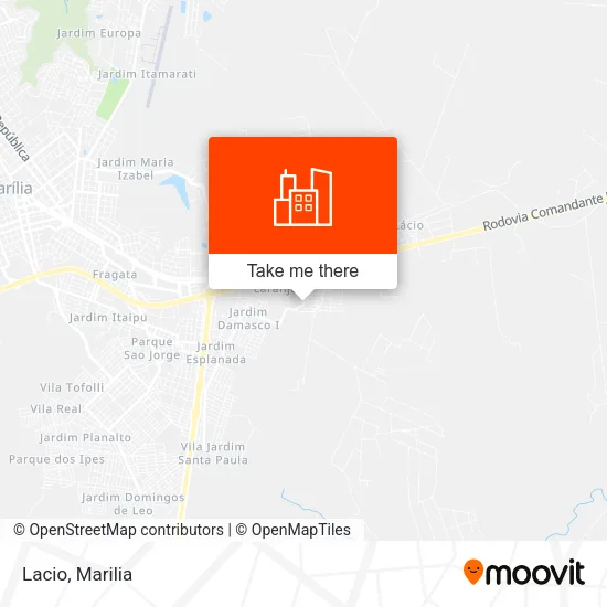 Lacio map