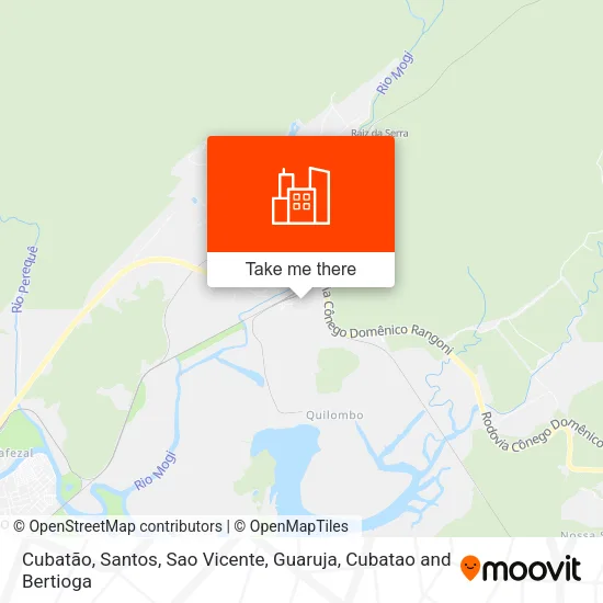 Cubatão map