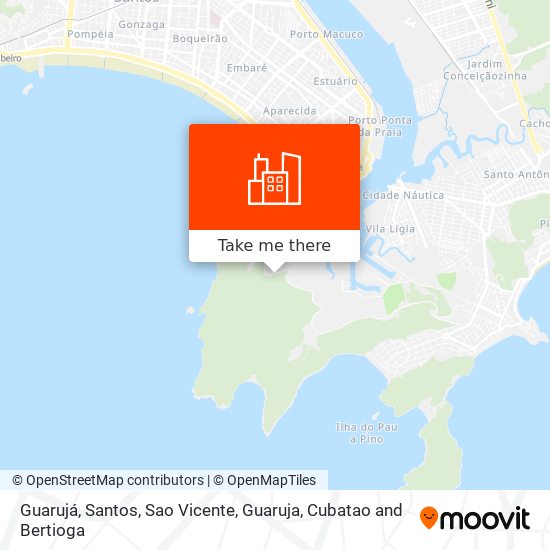 Mapa Guarujá