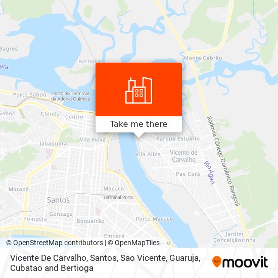 Vicente De Carvalho map