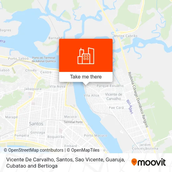 Vicente De Carvalho map