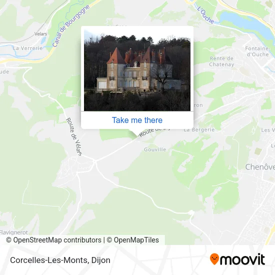 Corcelles-Les-Monts map