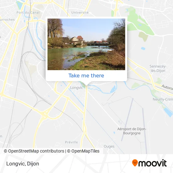 Longvic map
