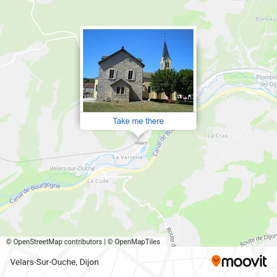Velars-Sur-Ouche map