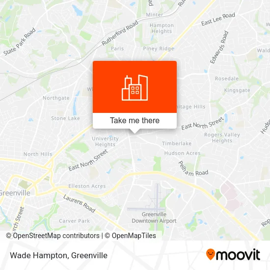 Wade Hampton map