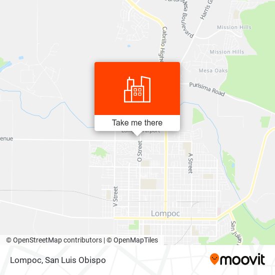 Lompoc map