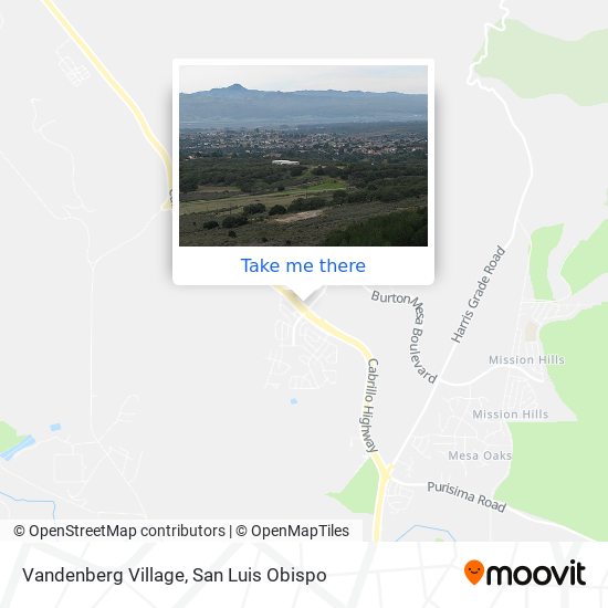 Vandenberg Village map