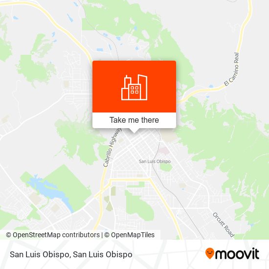 San Luis Obispo map