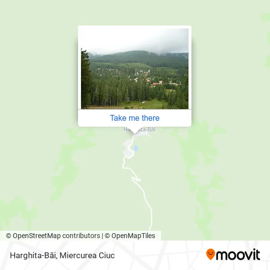 Harghita-Băi map