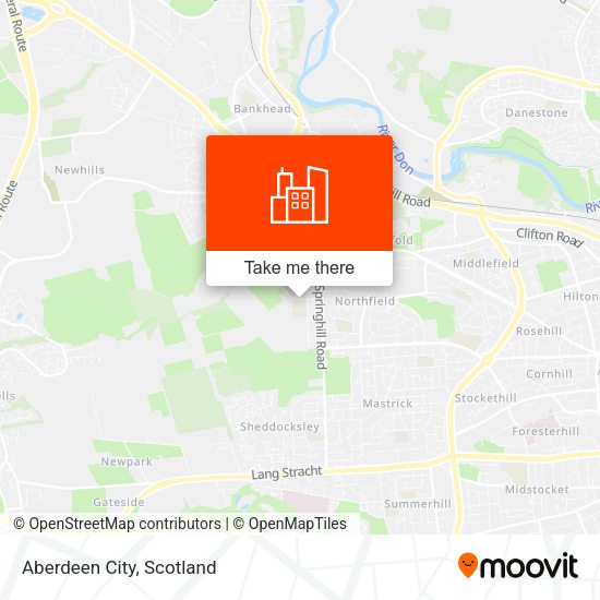 Aberdeen City map