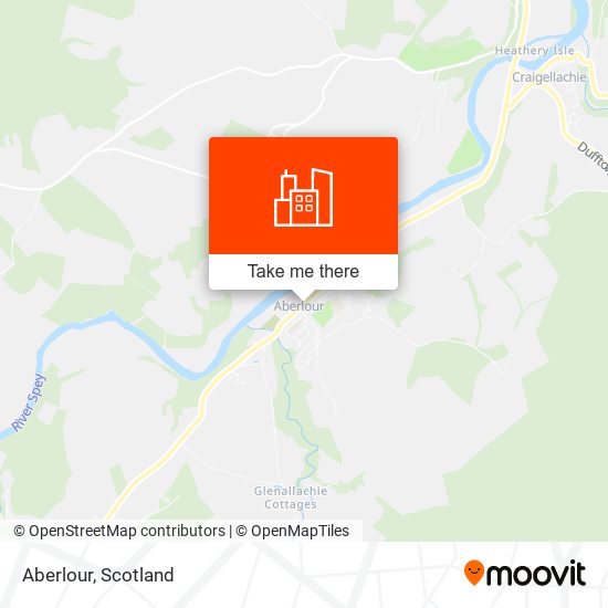 Aberlour map