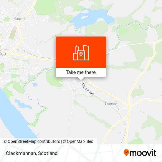 Clackmannan map