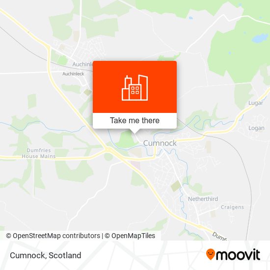 Cumnock map