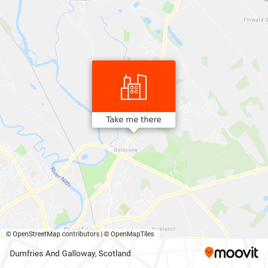 Dumfries And Galloway map