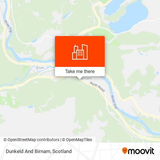 Dunkeld And Birnam map