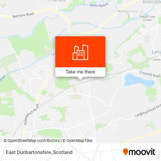East Dunbartonshire map