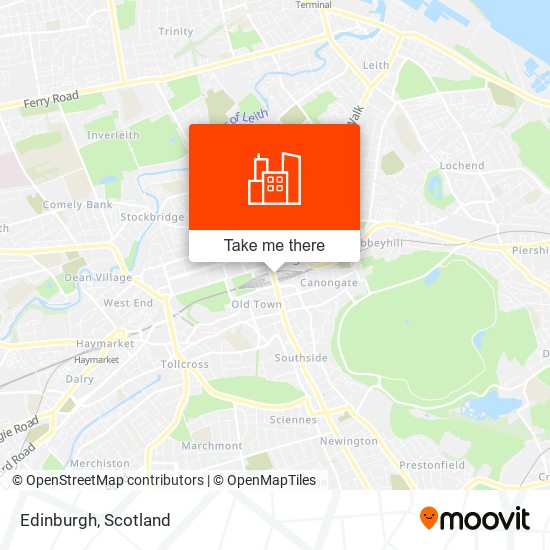 Edinburgh map