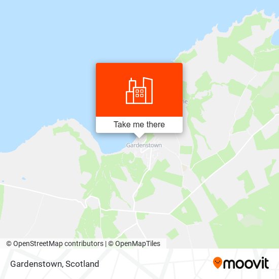 Gardenstown map